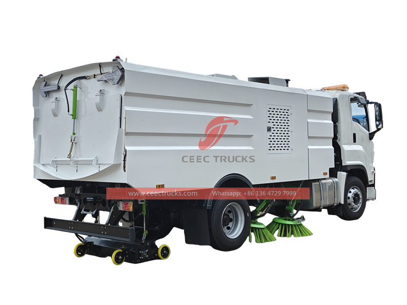 ISUZU FVR road sweeper truck