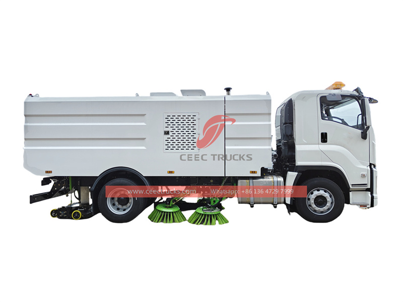 ISUZU FVR 240HP Road Sweeper Cleaning Truck