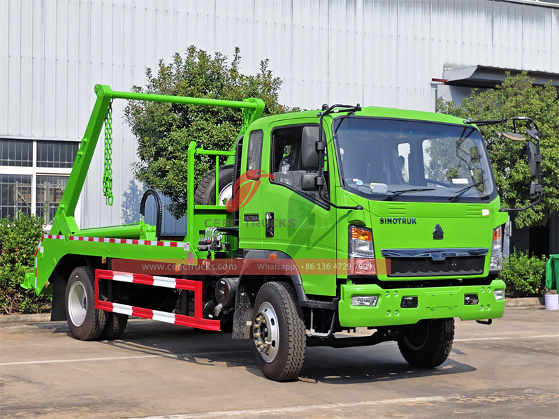 Howo skip loader garbage truck