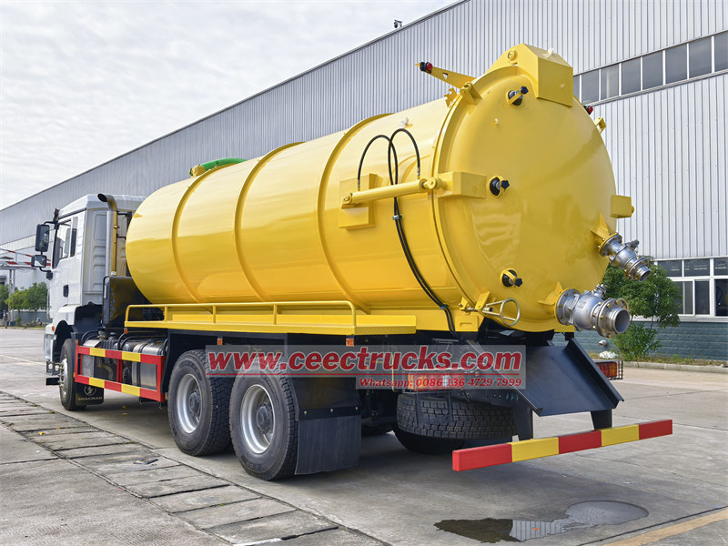 Shacman 18000L vacuum pumper truck