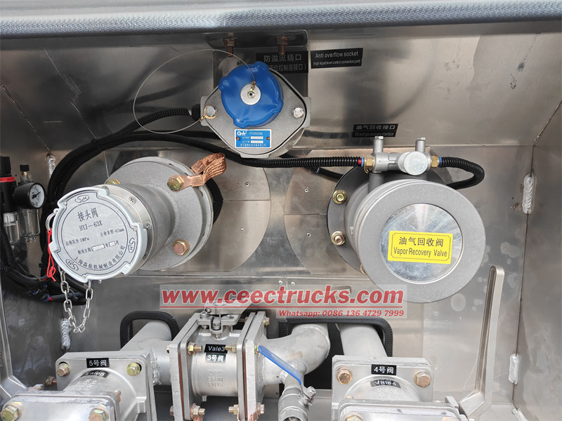 Pump in and pump out valve