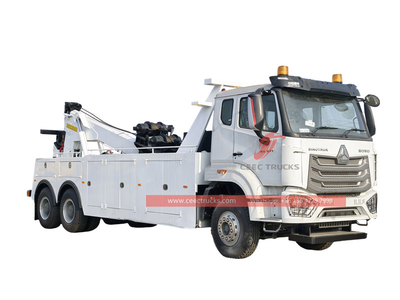 HOWO 18T heavy rescue wrecker truck