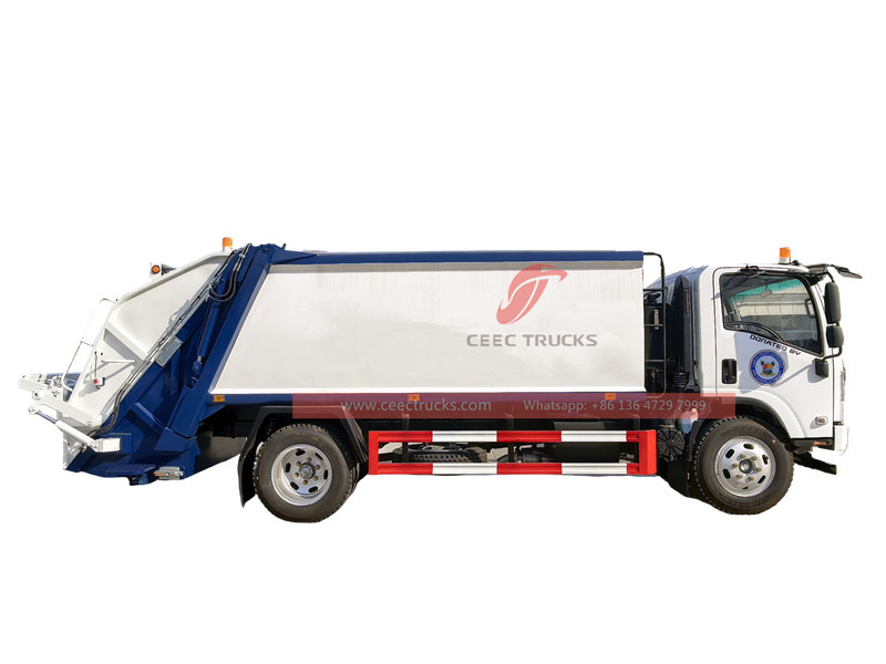 Isuzu 6cbm refuse compactor truck