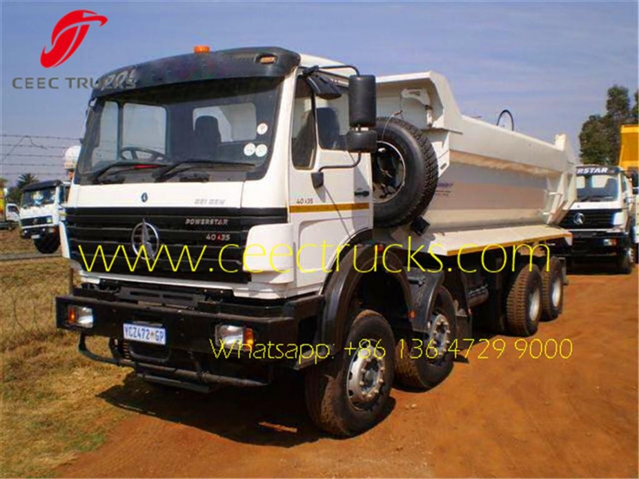 beiben 12 wheelers tipper trucks for congo