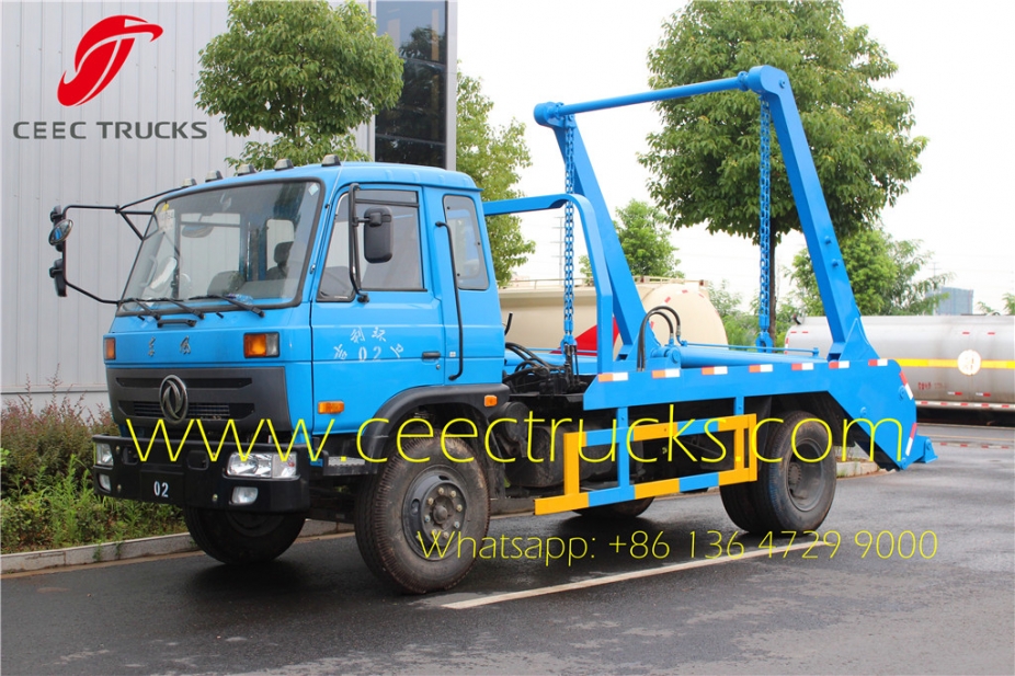 best dongfeng 10 CBM skip loader truck