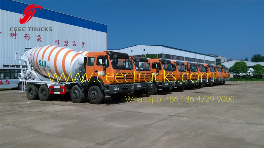 China best beiben 3138 transit mixer truck