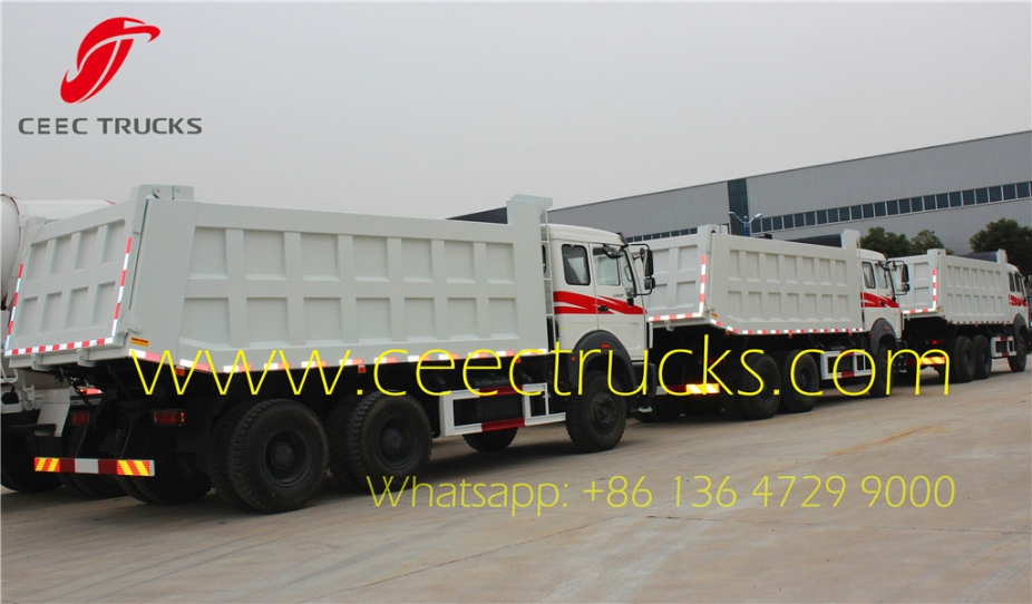 beiben 10 wheeler tipper cargo truck supplier