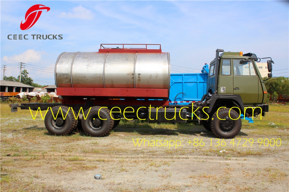 Military 12 wheelers fuel tanker truck Shacman oil trucks supplier