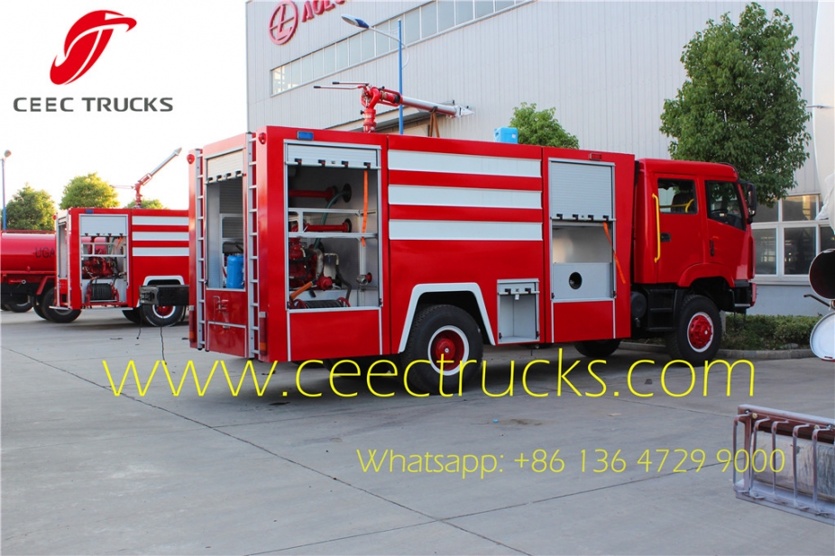 Kenya FAW brand 8000 liters firefighting trucks