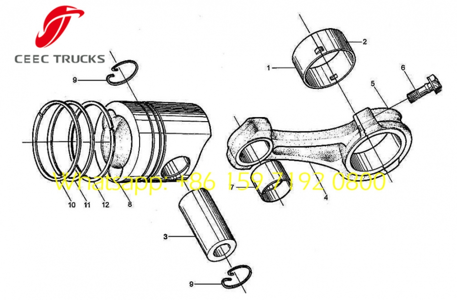 Geunine Beiben spare parts supplier in China CEEC TRUCKS