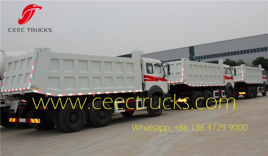 2016 Beiben 6x4 30 ton Dump Trucks With Low Price