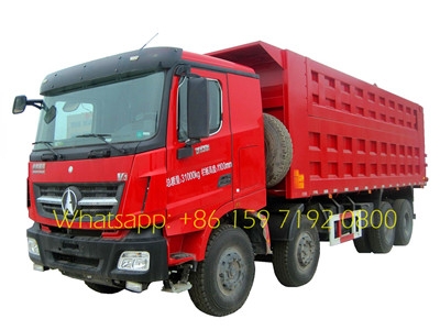 Beiben 380hp 8x4 50ton dump truck export Africa countries