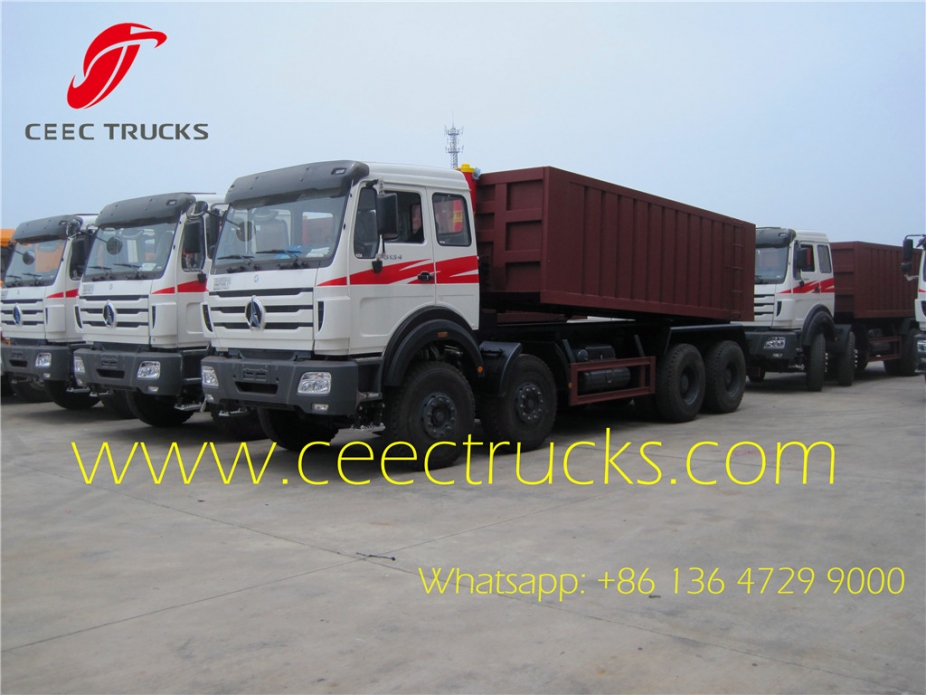 Beiben heavy truck of loading 50 tons tipper /dump truck