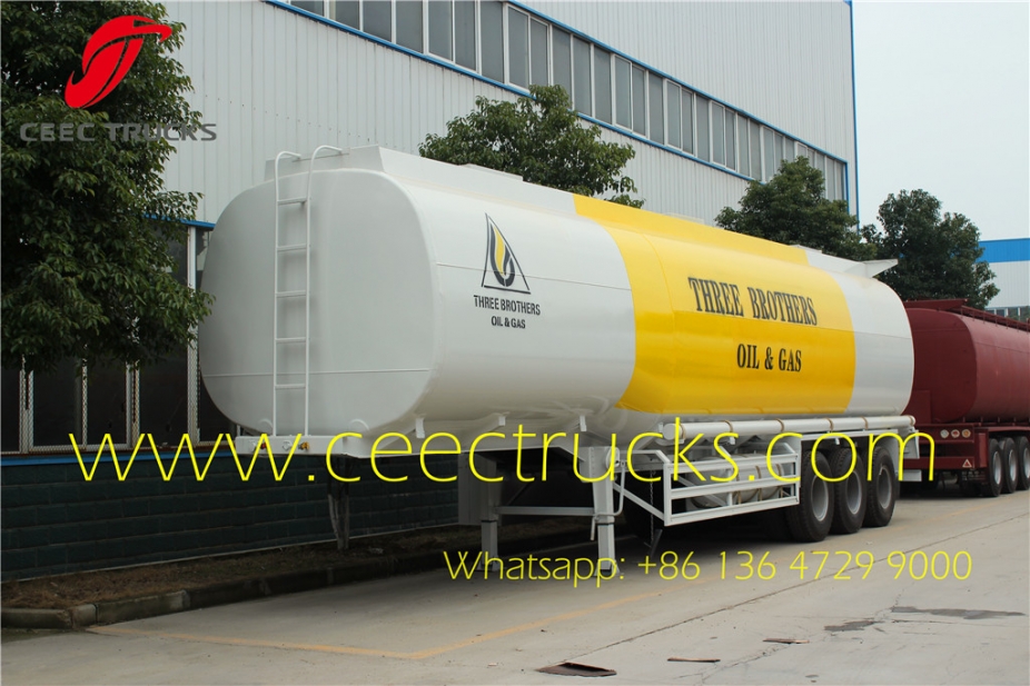 Heavy type 40000 liters fuel tanker semi trailer manufacturer