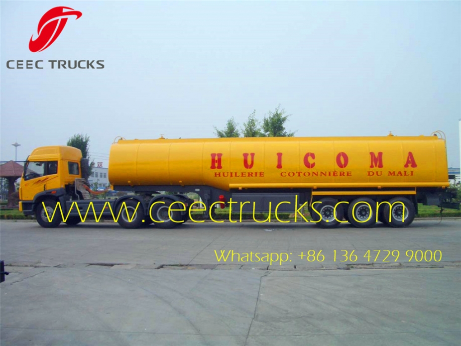 3 axle 48 CBM fuel tanker semitrailer for africa