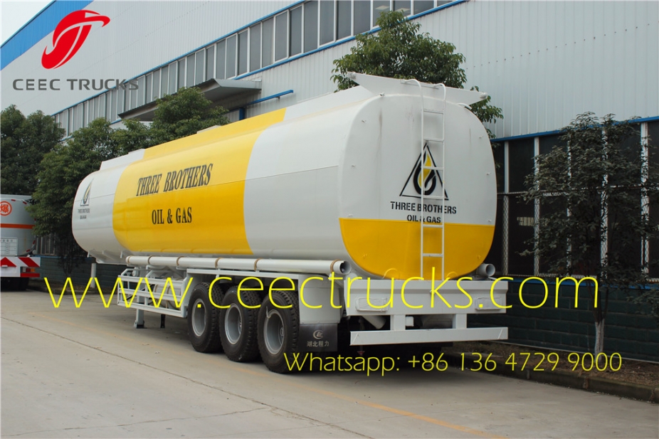 Heavy type 40000 liters fuel tanker semi trailer manufacturer