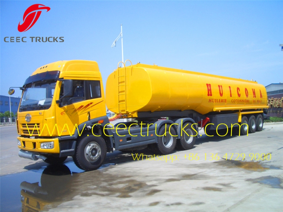 3 axle 48 CBM fuel tanker semitrailer for africa