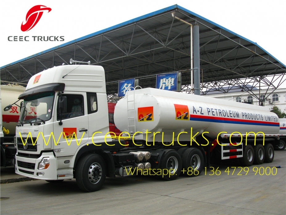 best quality 42 CBM fuel tanker semitrailer for sale