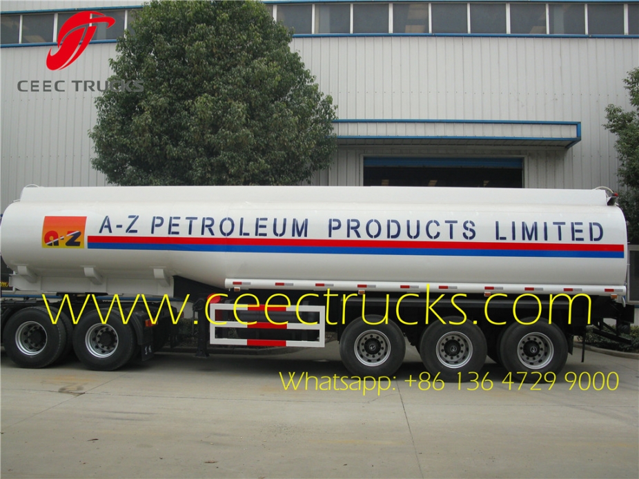 best quality 42 CBM fuel tanker semitrailer for sale