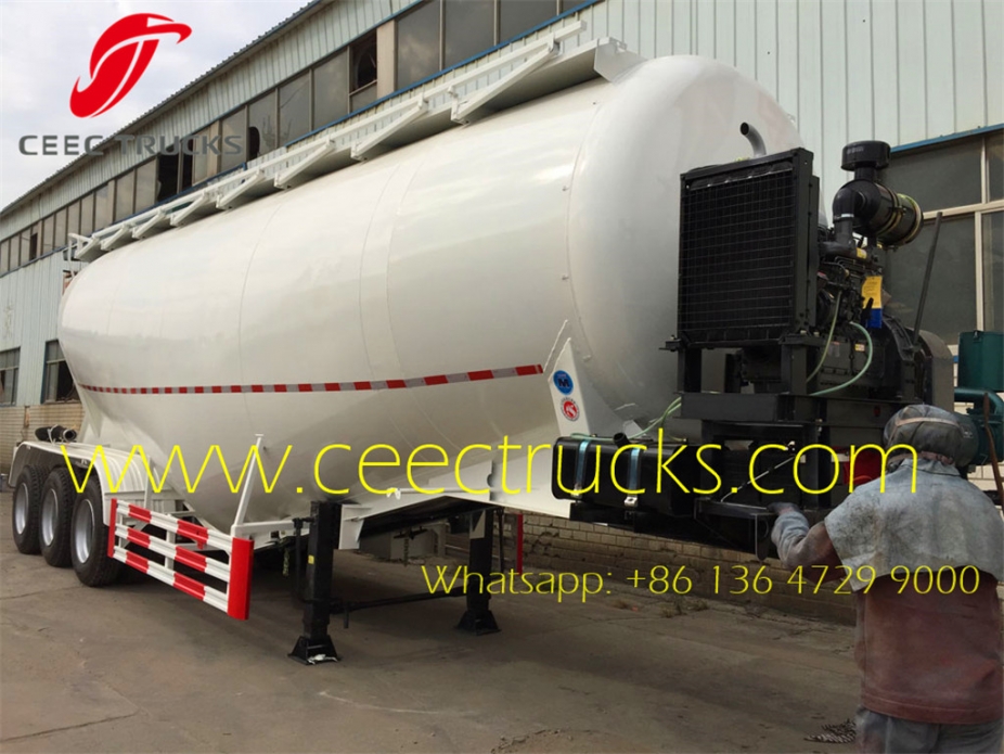 Togo 50 CBM cement bulk tanker semitrailer supplier