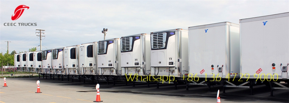 40-60 CBM refrigetated semi-trailer manufacturer lowest price sale