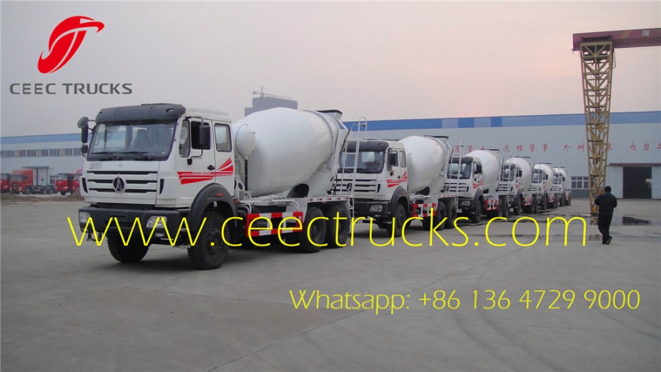 BeiBen NG80B 10m3 concrete mixer truck