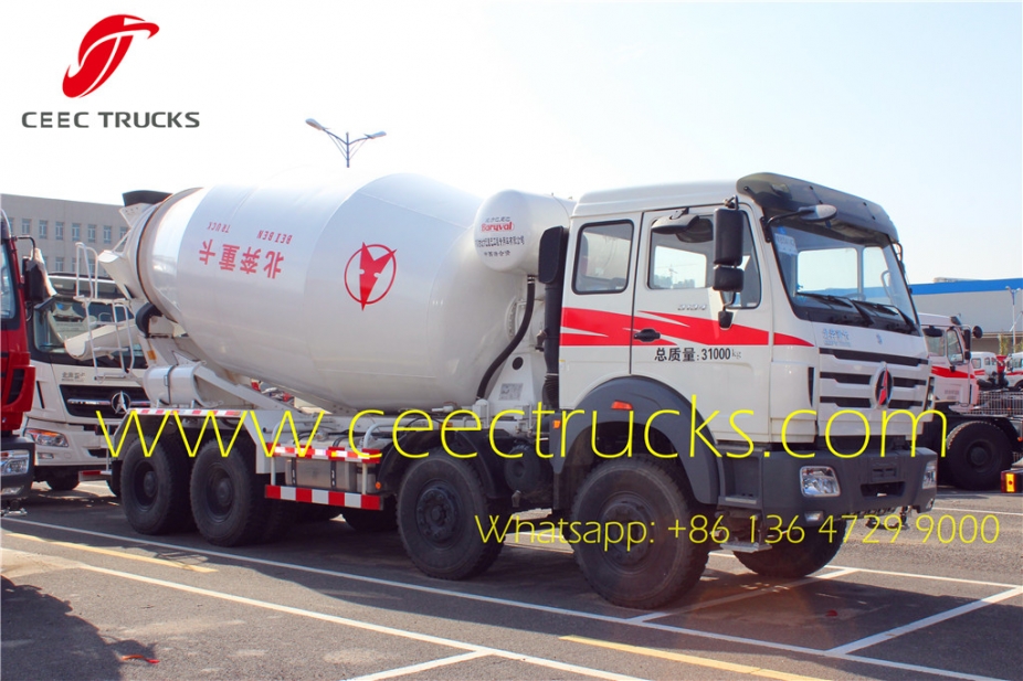 North benz 14 CBM 340HP concrete mixer truck