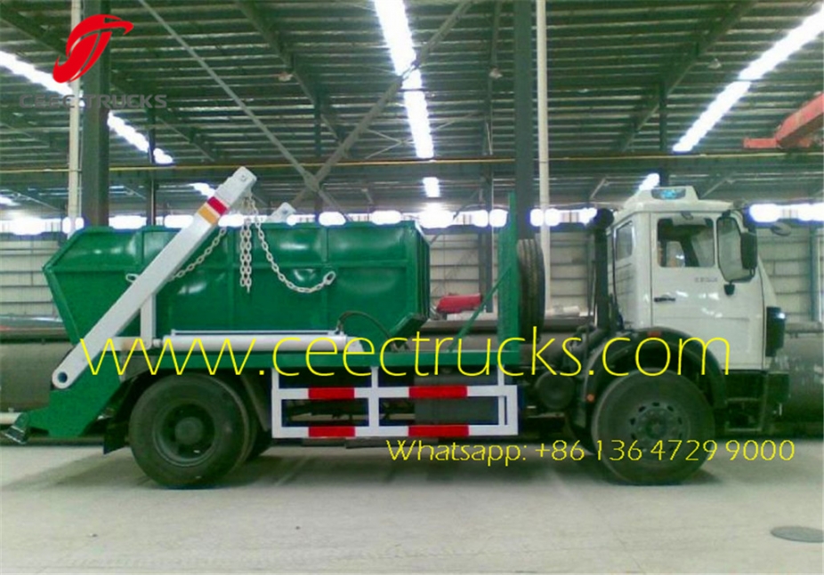 10 cbm Skip Bin Truck RHD Truck Skip Bin Loader supplier