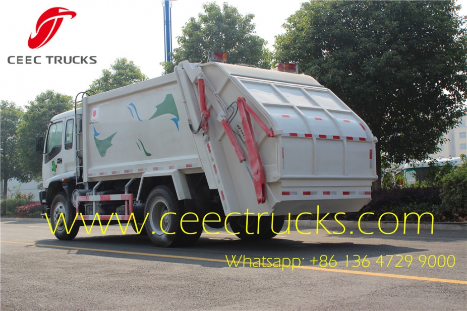 ISUZU 10000 liters refuse compression trucks low price