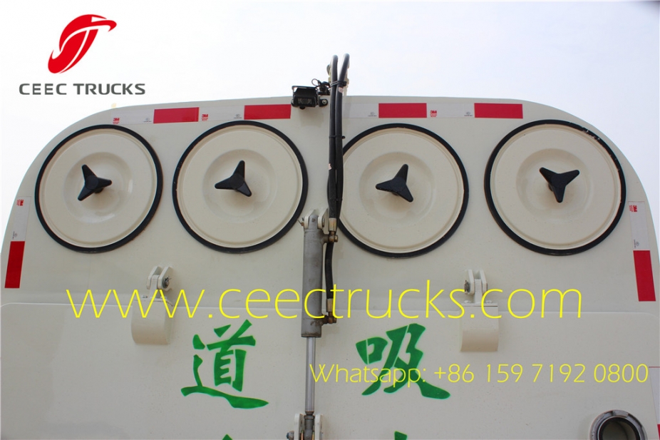 dongfeng 5CBM vacuum road sweeper tanker trucks manufacturer