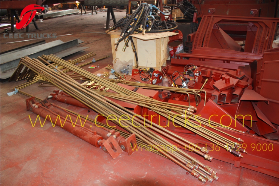 Special design hydraulic steel pipe for CEEC garbage compactor trucks