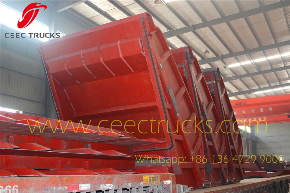 10CBM Myanmar compressed refuse truck tailgate assembly