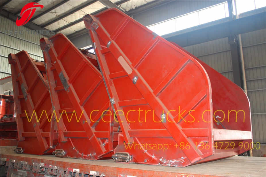 10CBM Myanmar compressed refuse truck tailgate assembly