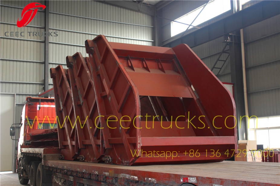 10CBM Myanmar compressed refuse truck tailgate assembly