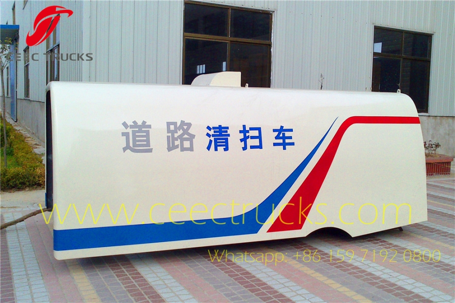 classicial round road sweeper body manufacture supply