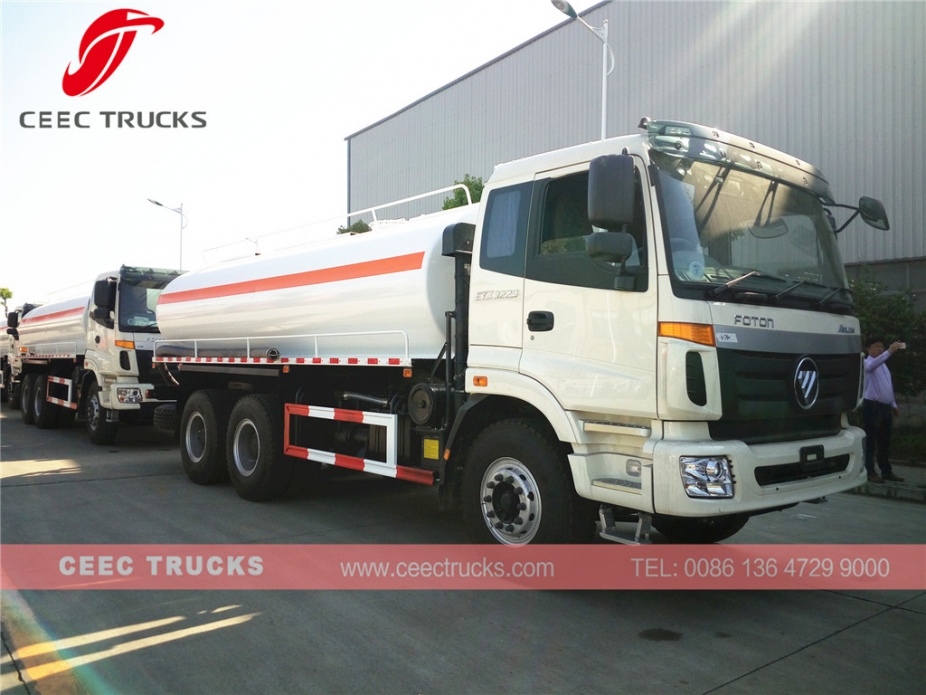 CEEC sale FOTON 20CBM Fuel tanker truck