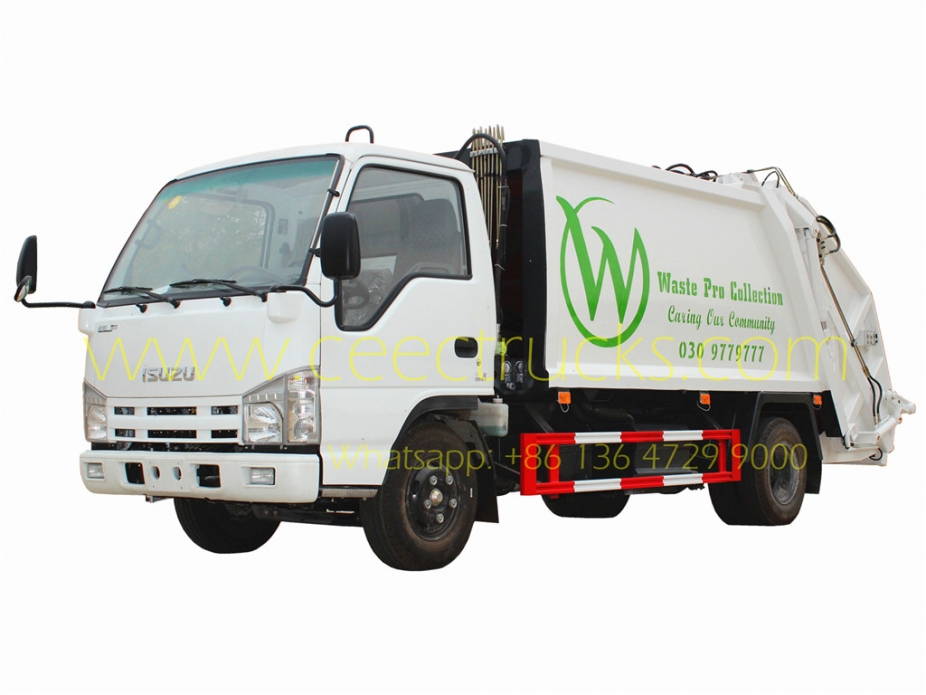 ISUZU 5cbm refuse compressed truck