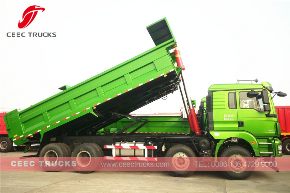 Mine 80,000kg heavy Shacman dump truck