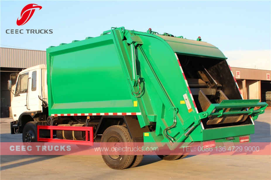 Famous China DongFeng 12 CBM waste compactor truck