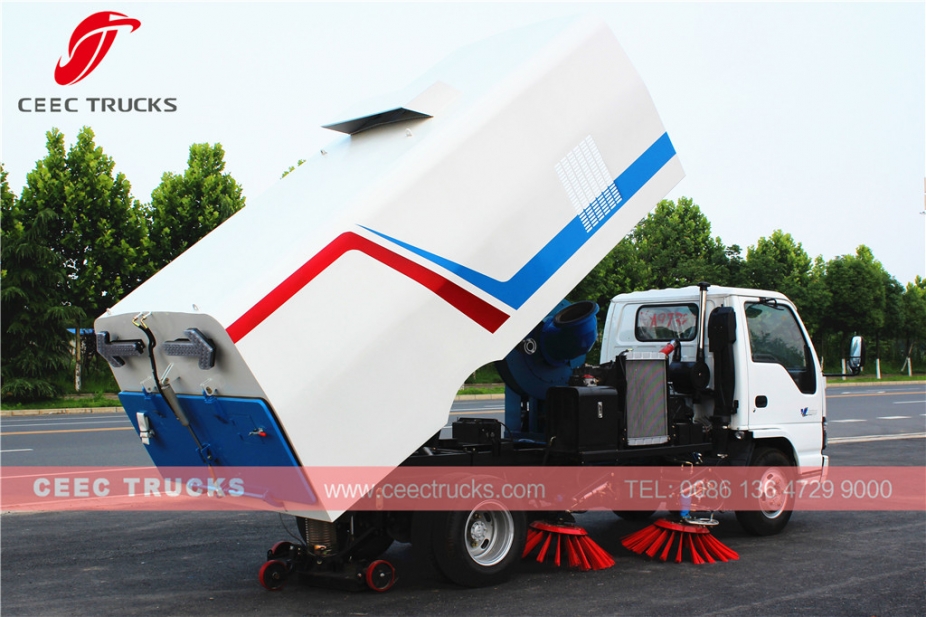 ISUZU 5 CBM road sweeper truck