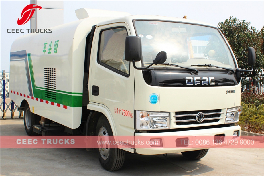 Camion spazzatrice stradale aspirante Dongfeng 5000L