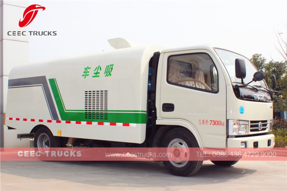 Camion spazzatrice stradale aspirante Dongfeng 5000L