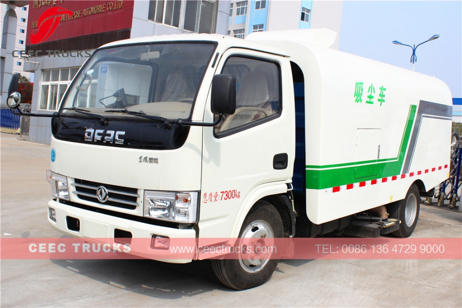 Camion spazzatrice stradale aspirante Dongfeng 5000L