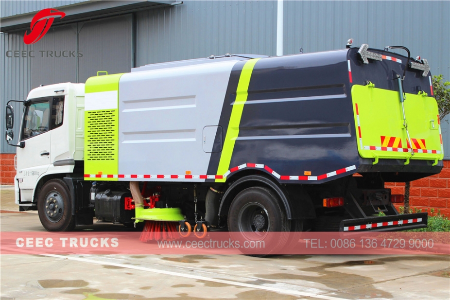 Veicolo spazzatrice stradale Dongfeng da 12.000 litri