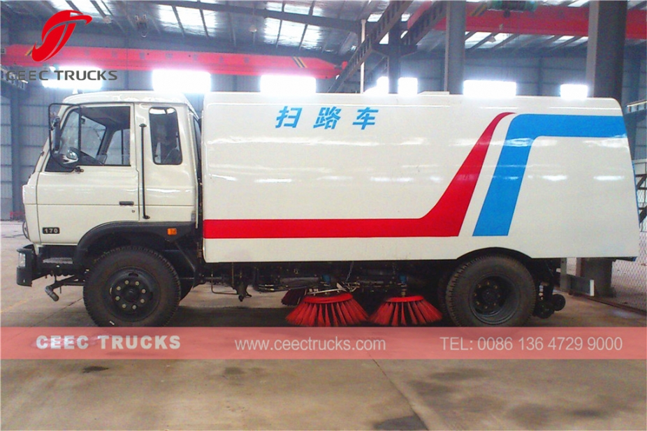 Camion spazzatrice stradale Dongfeng da 10.000 litri