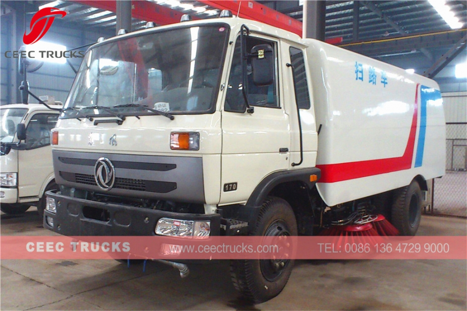 Camion spazzatrice stradale Dongfeng da 10.000 litri