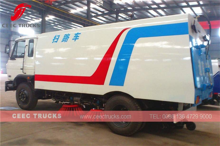 Camion spazzatrice stradale Dongfeng da 10.000 litri