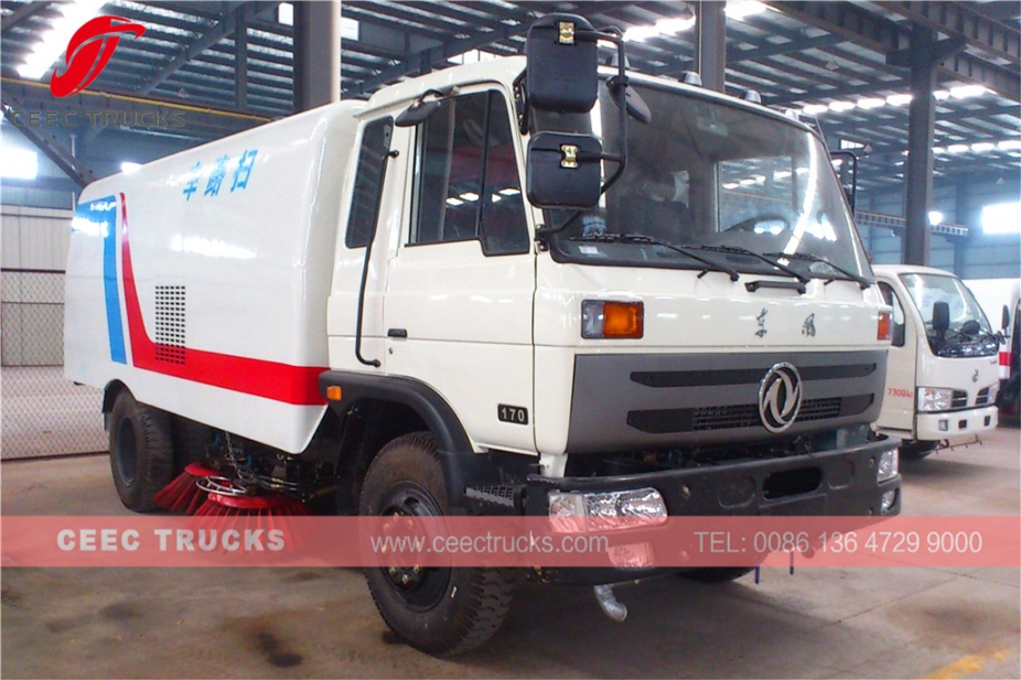 Camion spazzatrice stradale Dongfeng da 10.000 litri