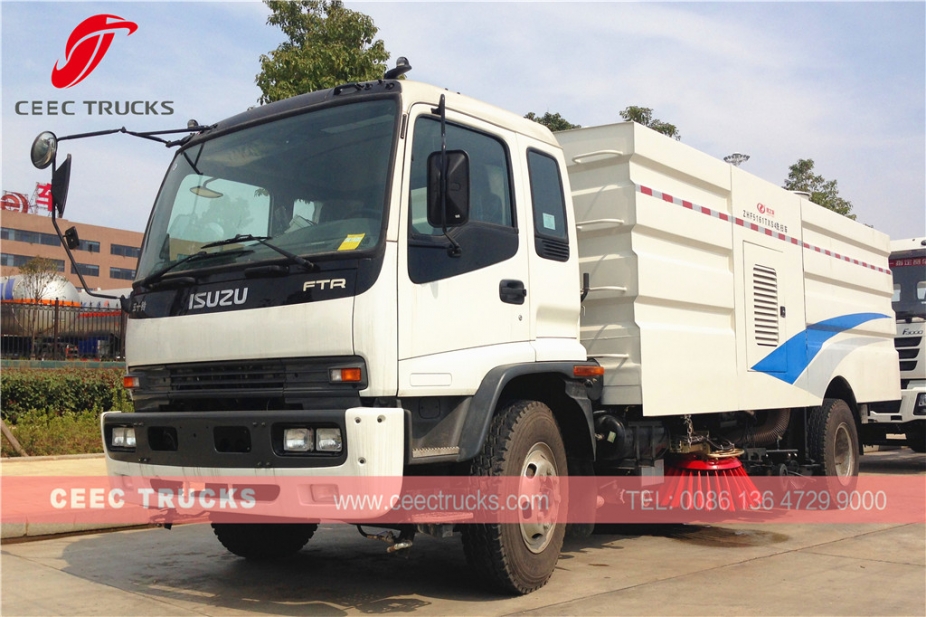 Autocarro spazzatrice stradale ISUZU 12CBM