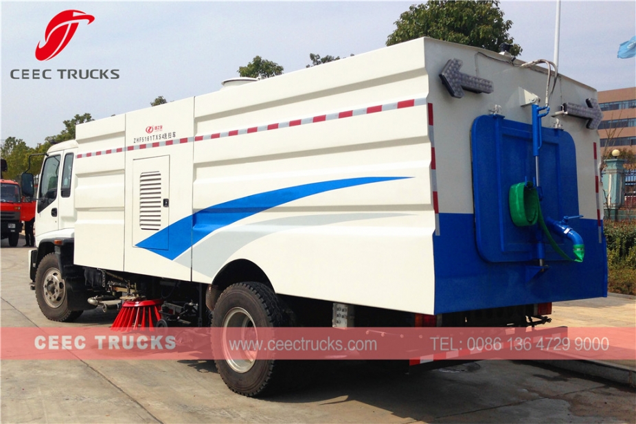 Autocarro spazzatrice stradale ISUZU 12CBM